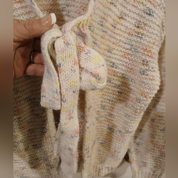 Aerie Cozy Crew Neck Open Back Sweater in Soft Knit - Picture 10 of 13